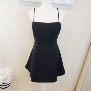 Do & Be Black Sparkly Fit and Flare Skater dress.